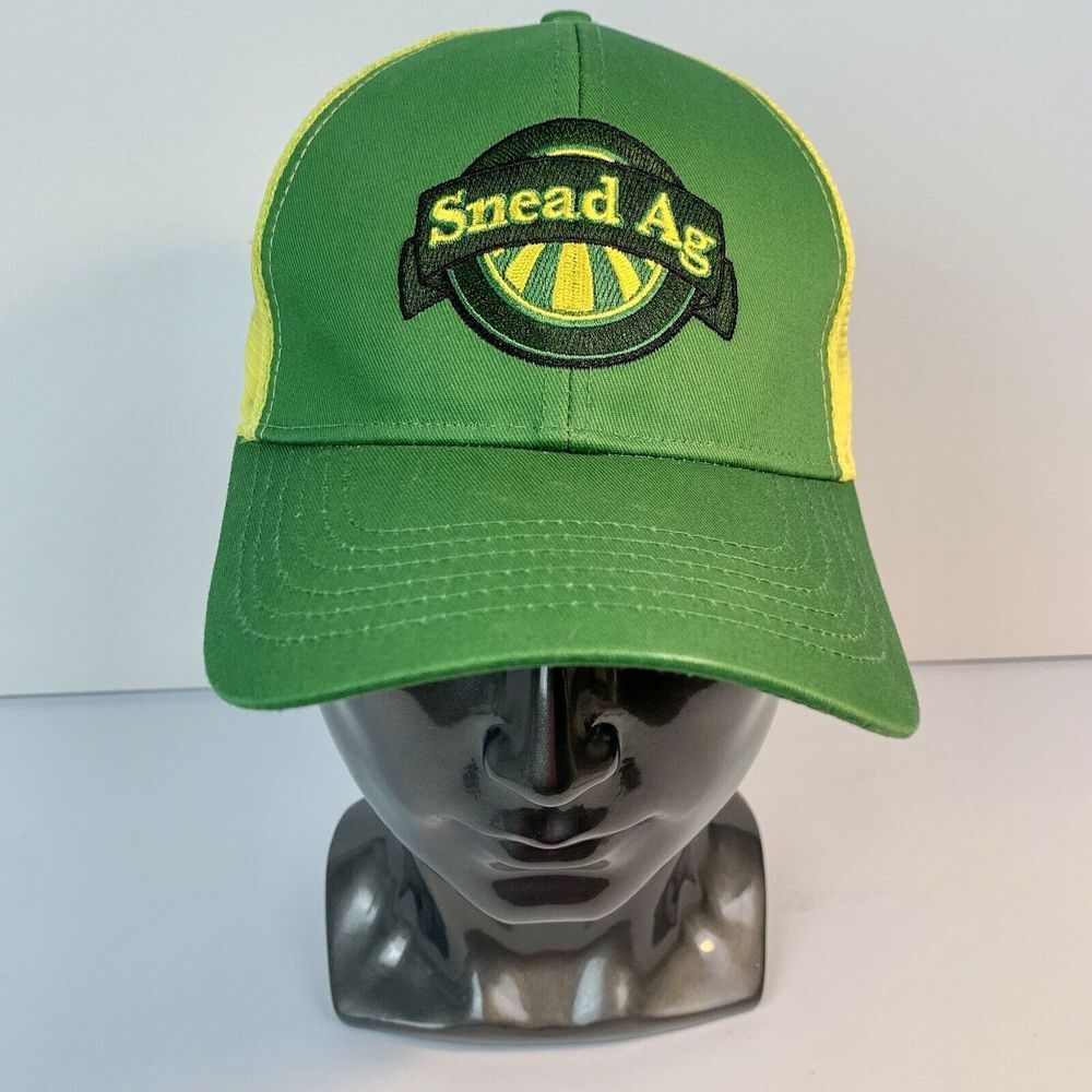 John Deere Snead Ag Mesh Trucker cap one size JD69034020 Color Green Work wears